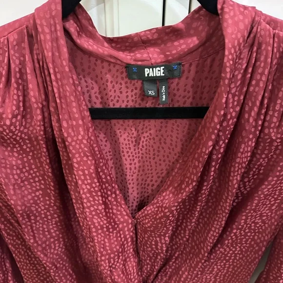 PAIGE Above the knee v neck dress - Picture 4 of 9